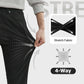 👖Men’s Casual Slim-Fit Solid Color Pants+Belt