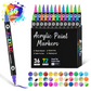🌈🖌️Dual Tip Acrylic Paint Pen Marker✨🎨