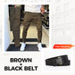 👖Men’s Casual Slim-Fit Solid Color Pants+Belt