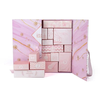 🎁 24 Days of Surprises — Pink Marble Advent Calendar 2025