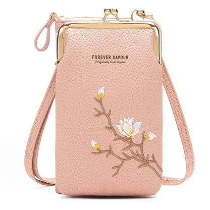 💗Hot Sale 50% OFF🌸Women Sling Cross-Body Wallet with Mobile Cell Phone Holder