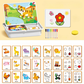 Puzzles magnéticos para vestir caras Juego de viaje Juguete educativo doble cara para preescolares