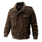 😎Men's Military Stand Collar Zipper Jacket