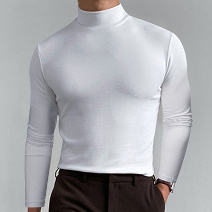 🖤Rebajas del Black Friday: 50 % DE DESCUENTO🔥Camiseta de manga larga y cuello alto para hombre
