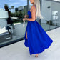 🌴☀️Vestido de tirantes finos con abertura alta para mujer 👗💖