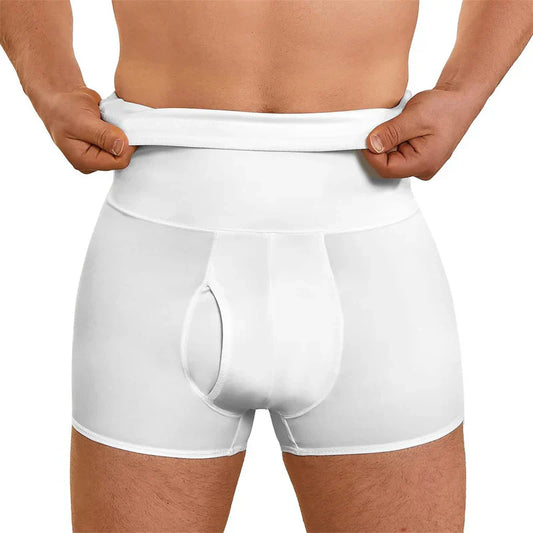 ⏳Oferta por tiempo limitado⏰Pantalones cortos de compresión para hombre: cintura alta, control del abdomen y absorción del sudor.