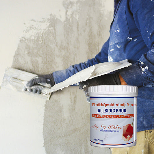 🔧 50% OFF NOW! ✨ Elastic Crack Resistant Wall Repair Paste - Flexible & Waterproof Filler for Interior/Exterior Walls with Easy Application 🏠✨