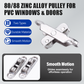 Polea de aleación de zinc 80/88 para ventanas y puertas de PVC