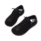 Zapatillas casuales con punta ancha para mujer