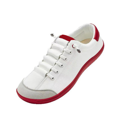 Zapatillas casuales con punta ancha para mujer