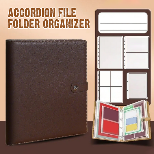 Organizador de carpetas con archivador tipo acordeón