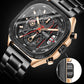 Reloj multifunción luminoso e impermeable