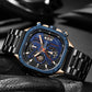 Reloj multifunción luminoso e impermeable