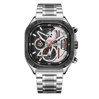 Reloj multifunción luminoso e impermeable