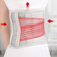 Protector de cintura con placa de acero transpirable y malla prensada con calo