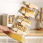 Recipiente hermético para almacenar cereales con boquilla plegable para verter