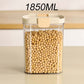 Recipiente hermético para almacenar cereales con boquilla plegable para verter