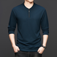 Jersey informal de cuello redondo y media cremallera para hombre