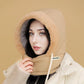 Gorro térmico grueso con forro de felpa y mascarilla para hombre y mujer (50% de descuento)