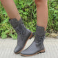 👠Women’s Lace-Up Low-Heel Round Toe Ankle Boots🚀Free Shipping