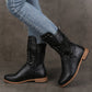 👠Women’s Lace-Up Low-Heel Round Toe Ankle Boots🚀Free Shipping