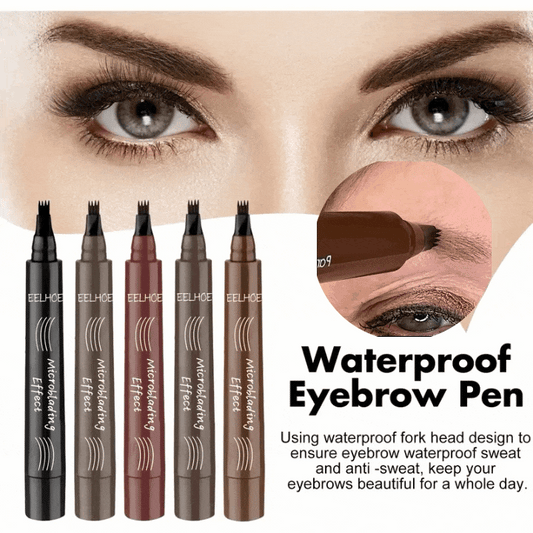 Lápiz de Cejas Impermeable y Natural