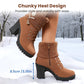 🔥Limited stock available 50% OFF🔥Free Shipping🚀Women's Thick Warm Chunky Heel Boots👢