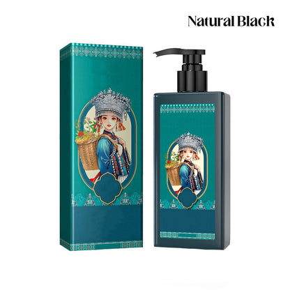 🌿 BUY 2 GET 1 FREE! ✨ Plant Extract Hair Dye for Gray Hair - Natural Formula with Nourishing Botanicals for Damage-Free Color & Shine 💆‍♀️💫