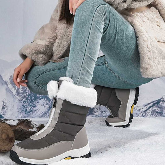 🚀Free Shipping🔥Limited stock available 50% OFF🔥Women’s Non-Slip Warm Zipper Snow Boots👢