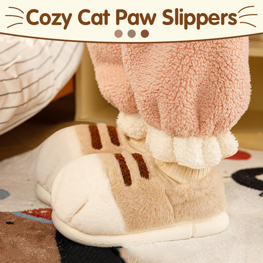 😽Cozy Cat Paw Slippers - Soft & Warm🐱