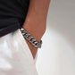 🎁The perfect gift🎁Unisex Engraved Curb Chain Bracelet