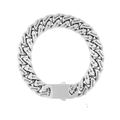 🎁The perfect gift🎁Unisex Engraved Curb Chain Bracelet