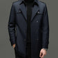 Men's Medium-Length Trench Coat with Detachable Inner🚀Free Shipping
