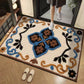 3D Floral Yarn Style Absorbent Non-Slip Floor Mat