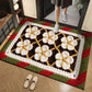 3D Floral Yarn Style Absorbent Non-Slip Floor Mat
