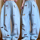 👖Embroidery Puppy Baggy Barrel Drawstring Sweatpants🐕‍🦺🚀Free Shipping